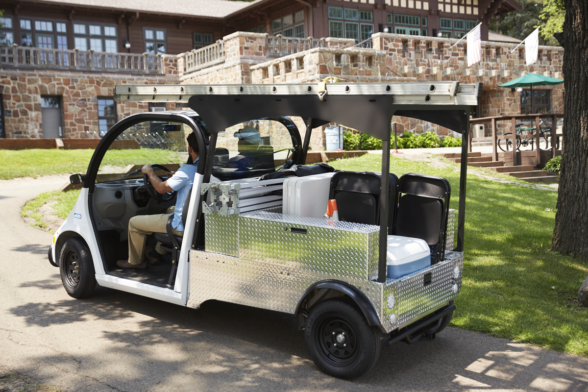 GEM electric vehicle for property management