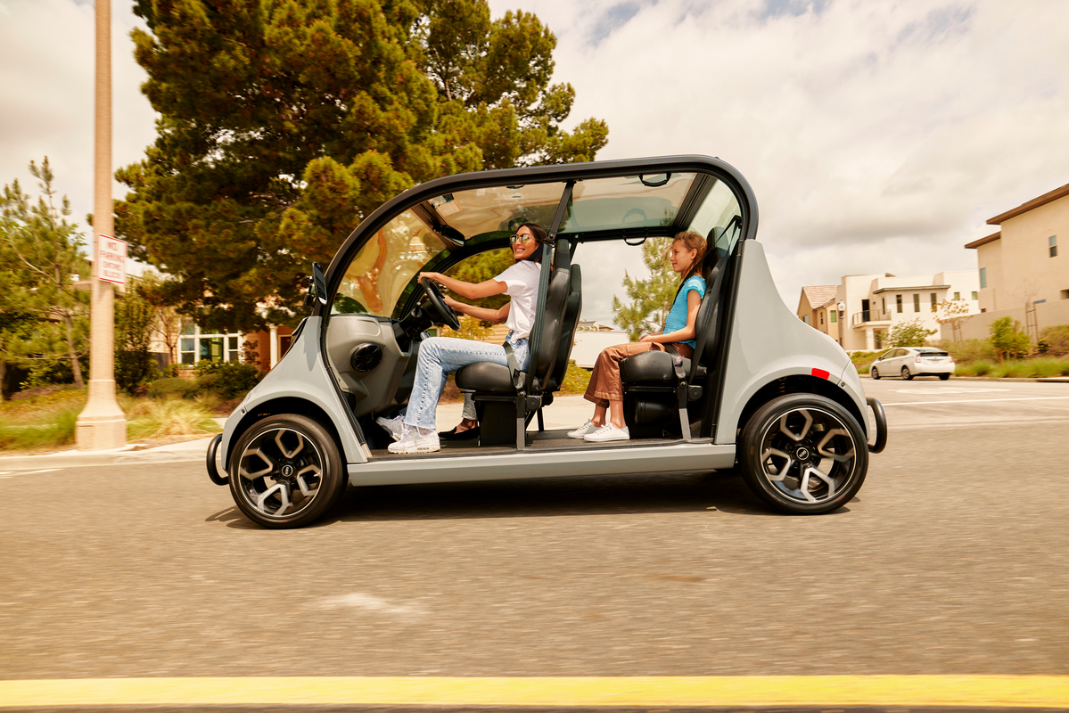 GEM e4 electric vehicle for local driving