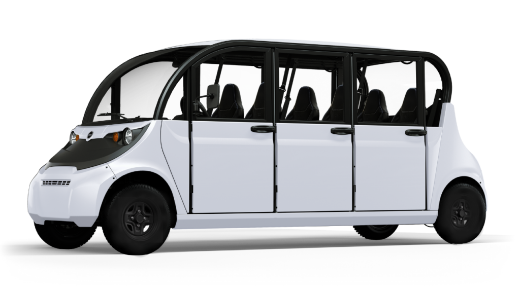 GEM e6 electric shuttle for 6 passengers